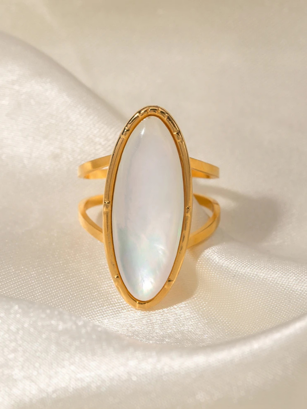 Elin | Vintage Ovale Shelp Ring