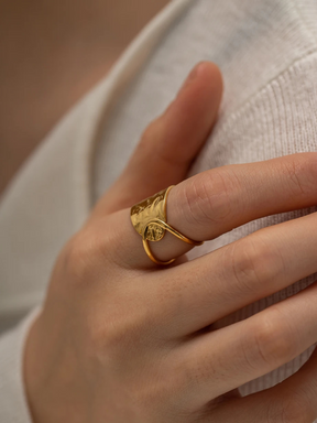 Lieve | Minimalistische Brede Open Ring