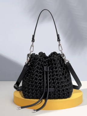 Lucille | Trendy Handtas van Geweven Nylon