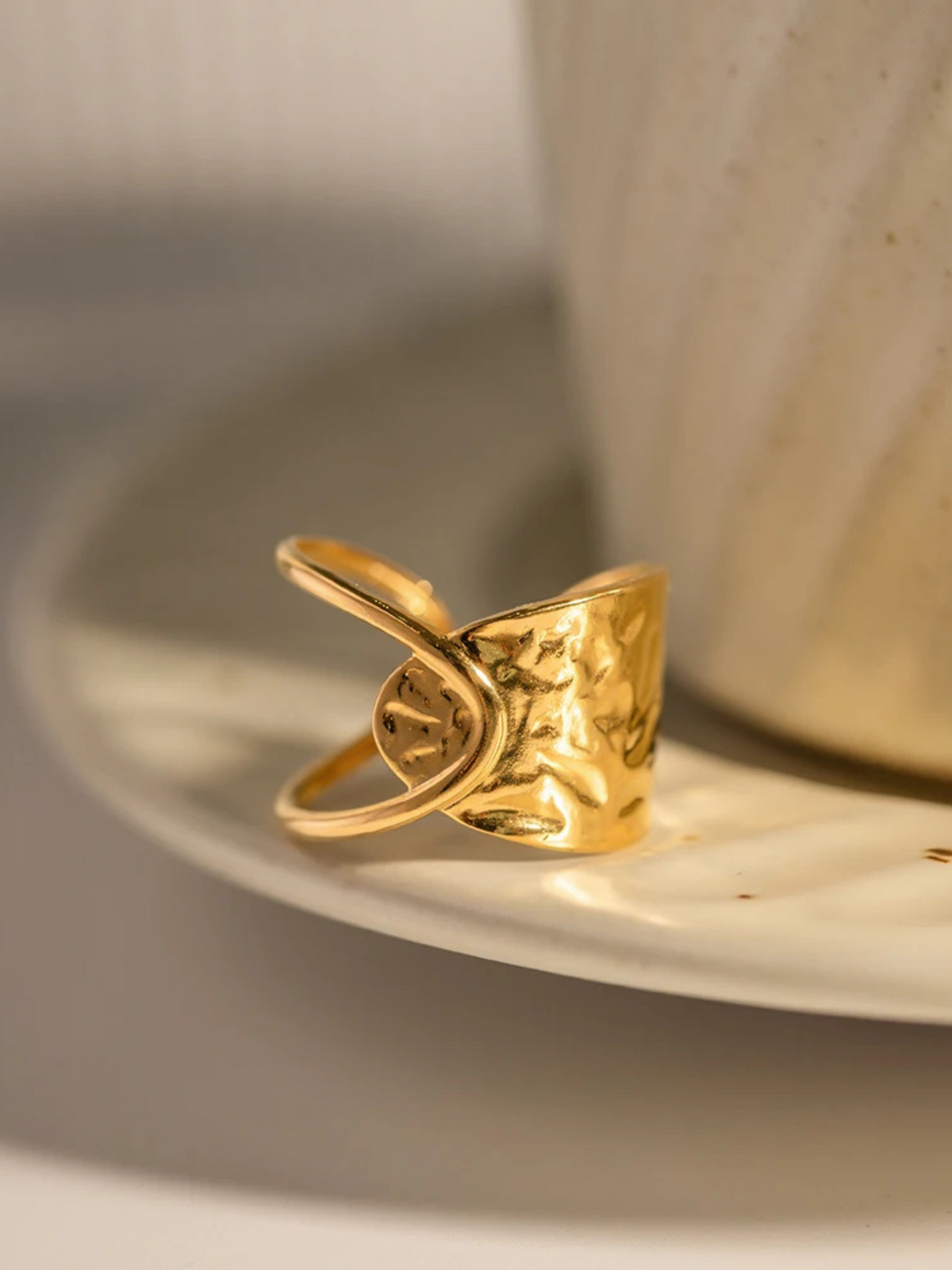 Lieve | Minimalistische Brede Open Ring