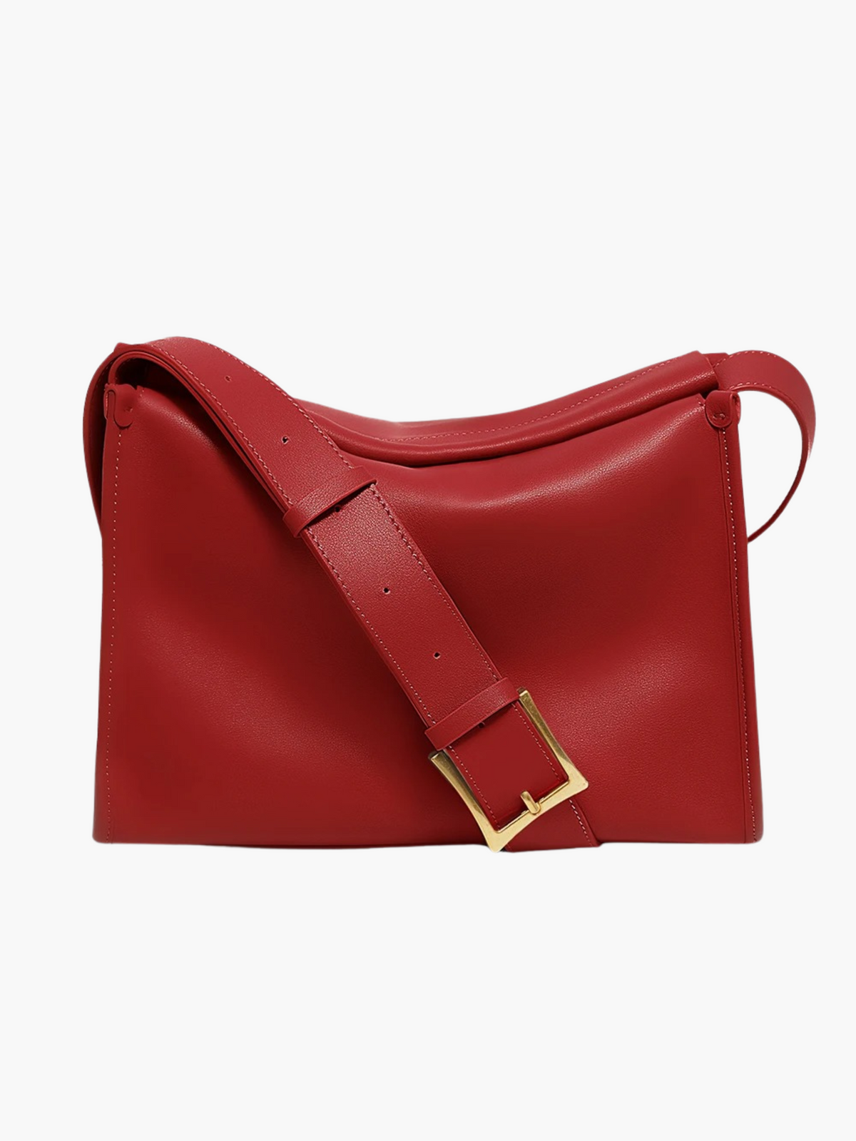 Roselle | Minimalistische Messenger Tas van Echt Leer