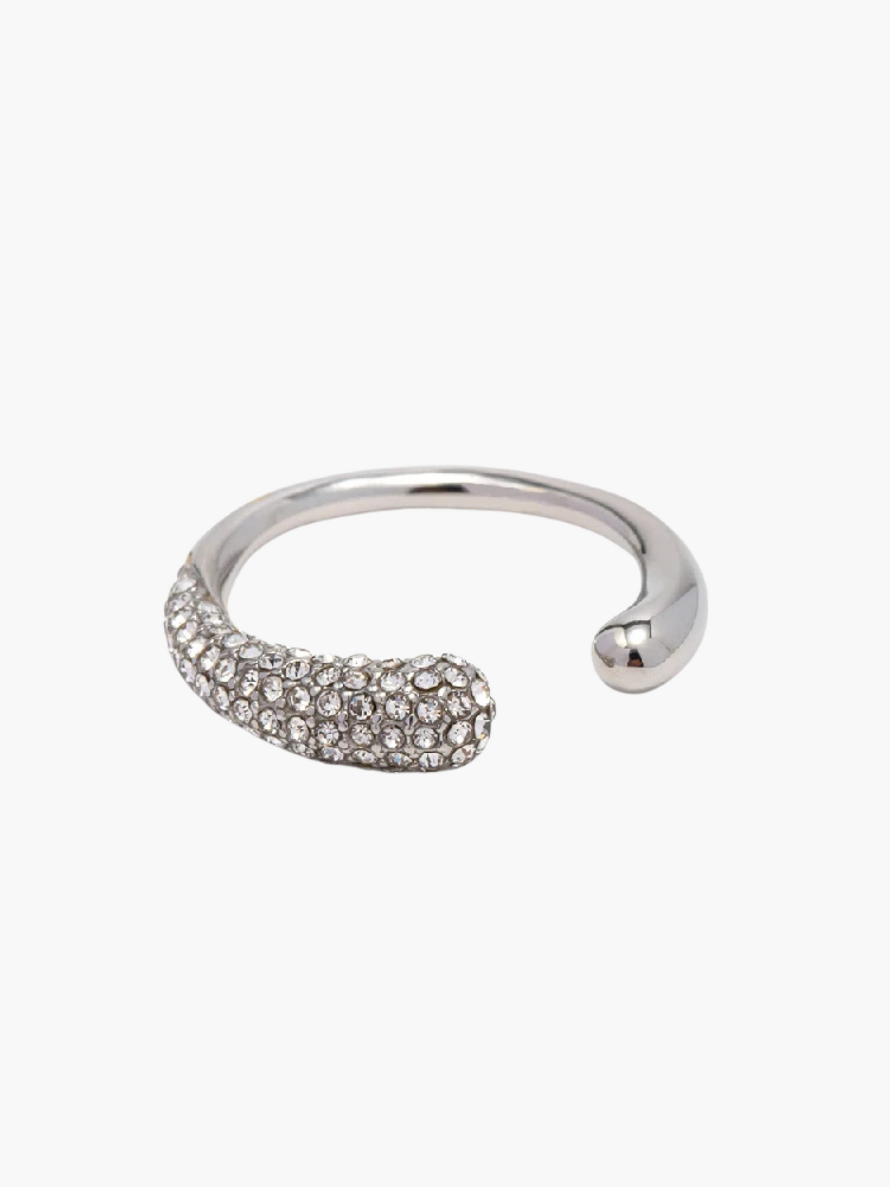 Nora | Luxe Open Ring met Zirkonia Steentjes