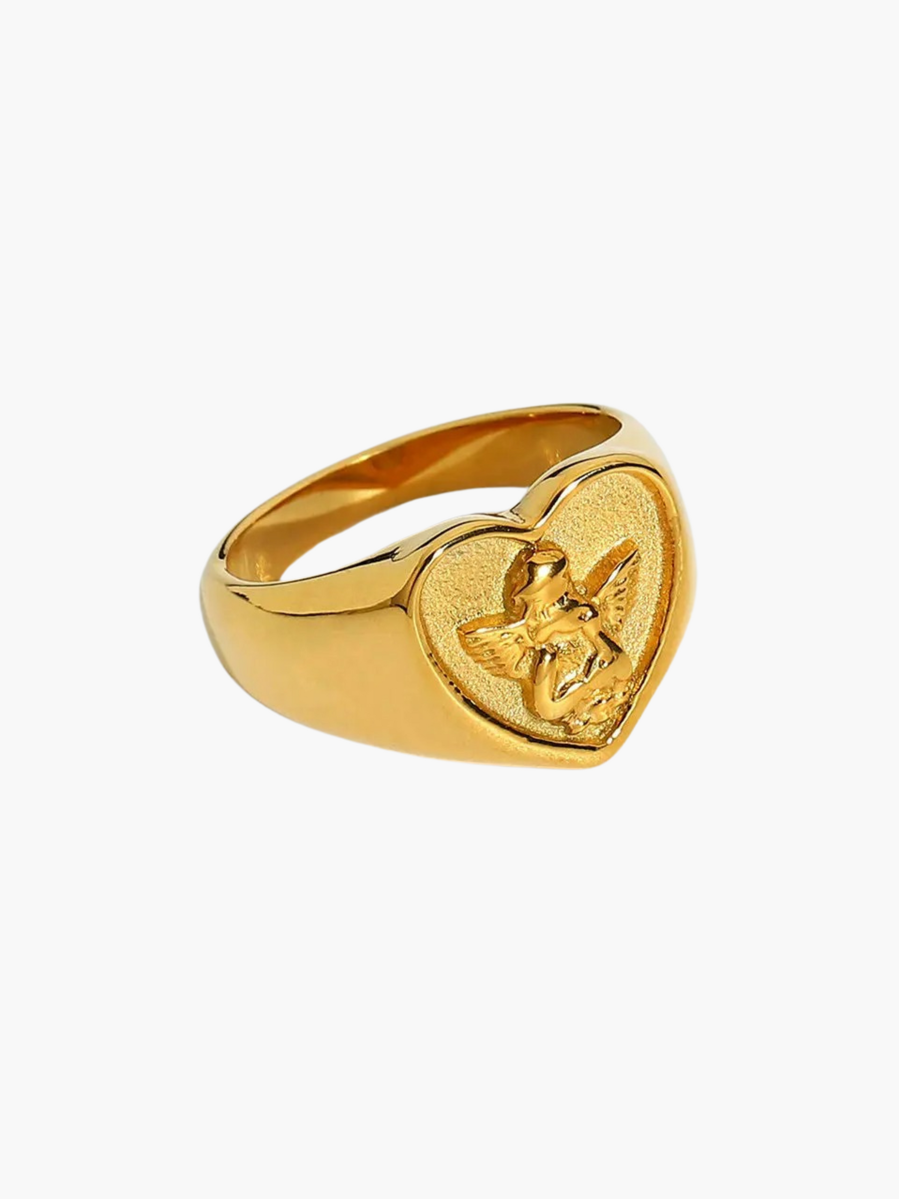 Ayla | 18K Hartvormige Engel Ring