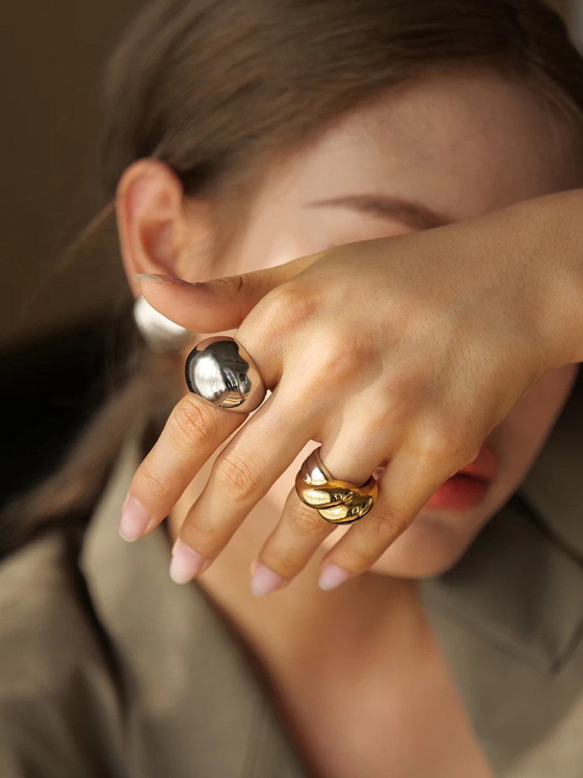 Nina | Vintage Chunky Ball Ring