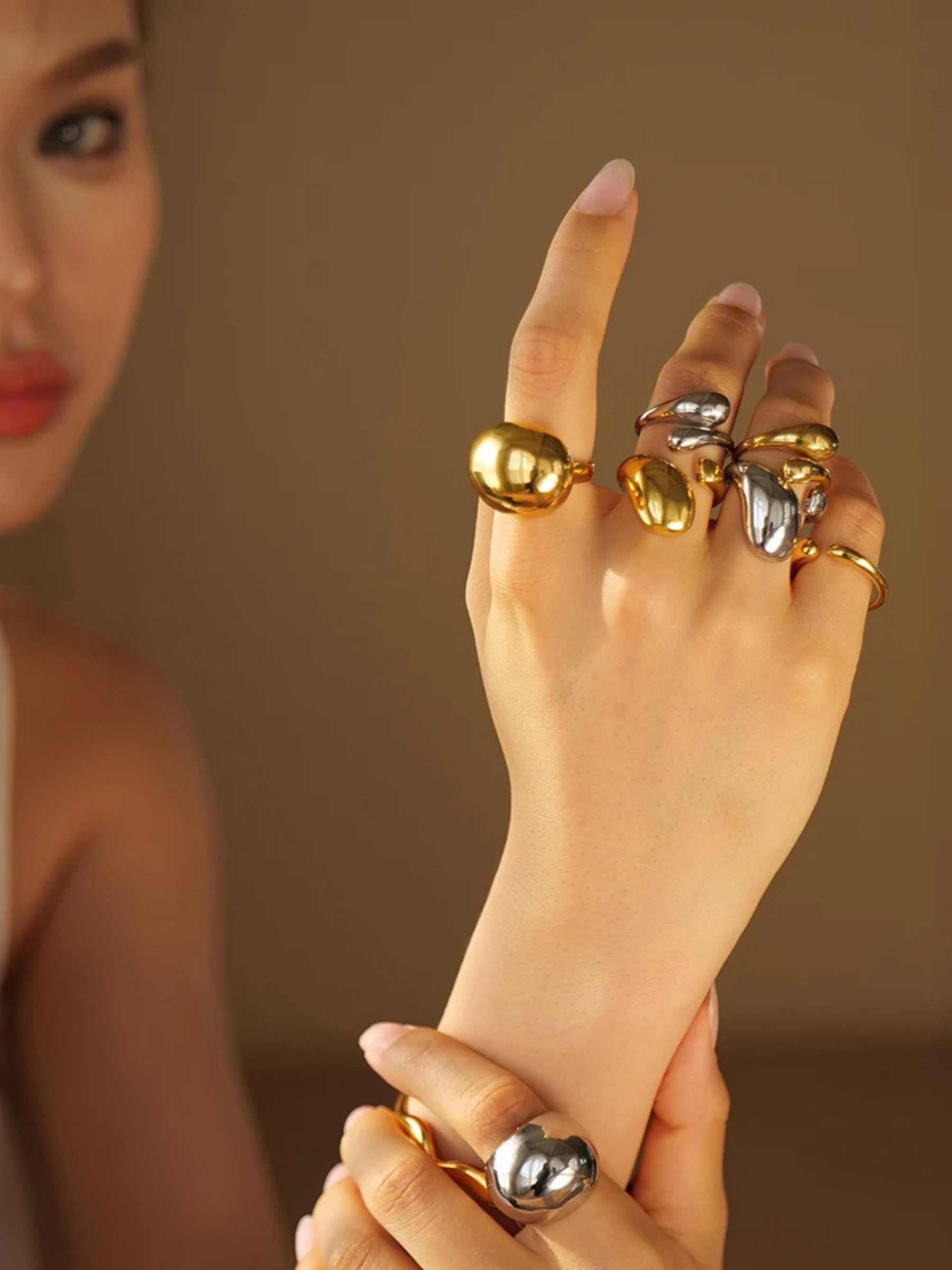 Nina | Vintage Chunky Ball Ring