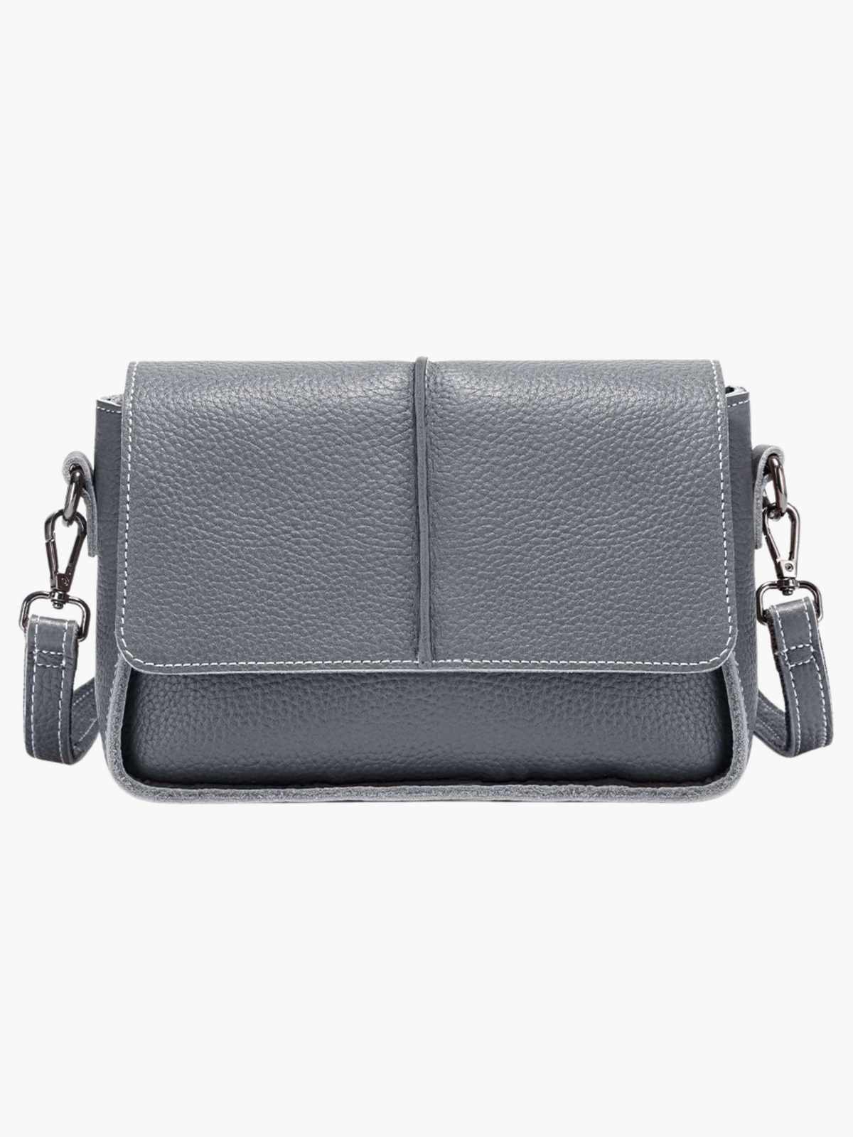 Nida | Retro Crossbody Handtas van Echt Leer