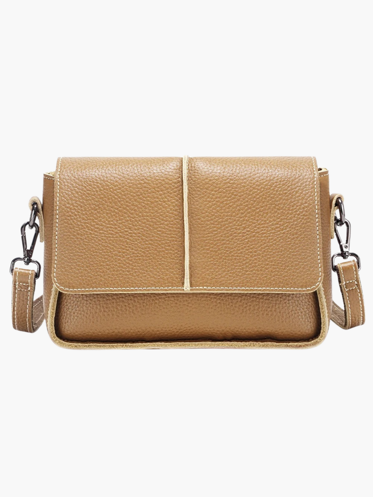 Nida | Retro Crossbody Handtas van Echt Leer