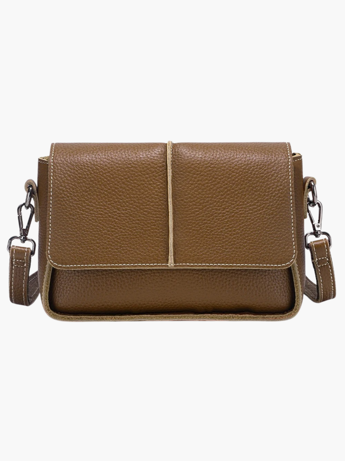 Nida | Retro Crossbody Handtas van Echt Leer