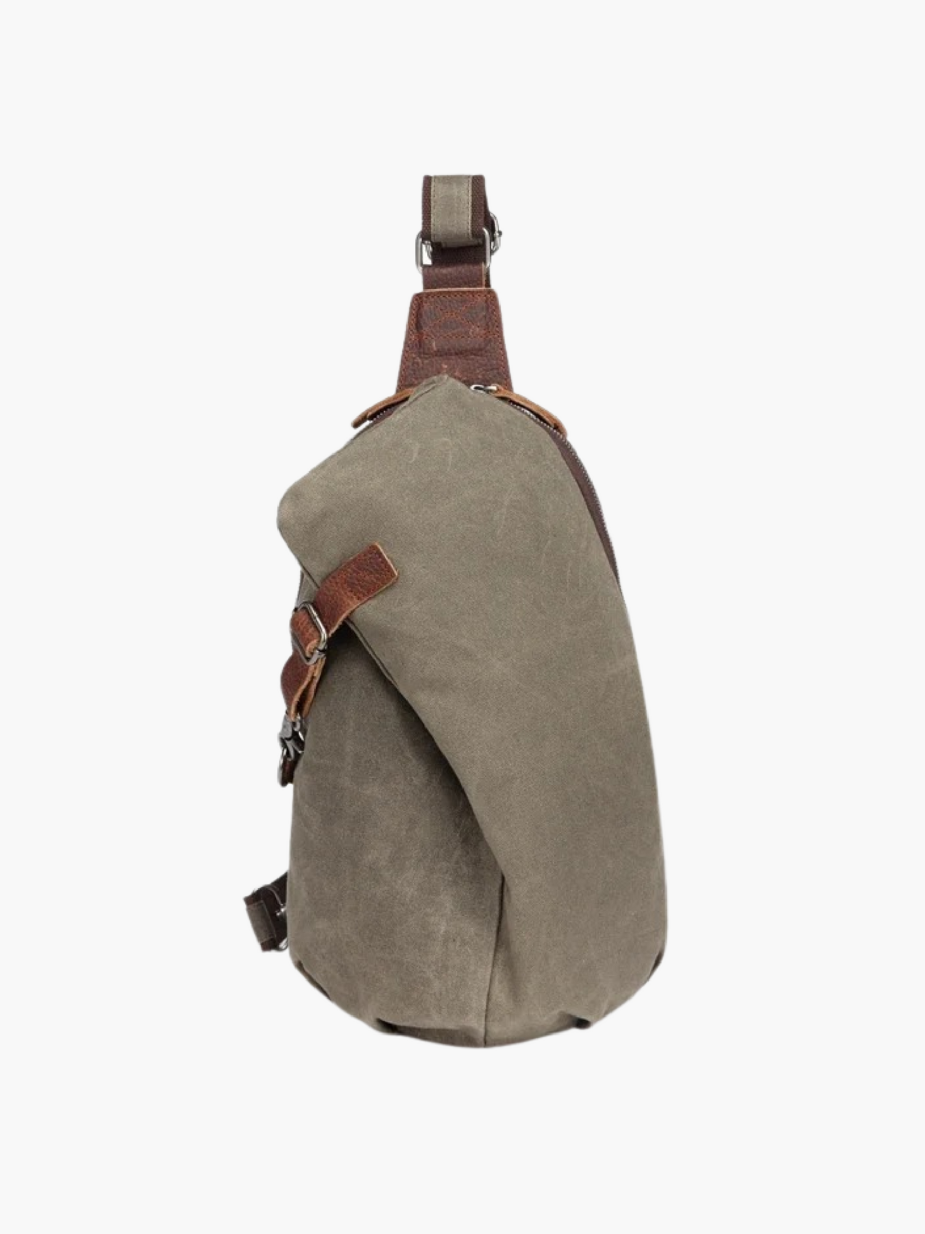 Indy | Casual Crossbody Tas van Gewaxt Canvas