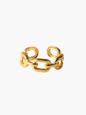 Jade | 18K Elegante Linkchain Ring