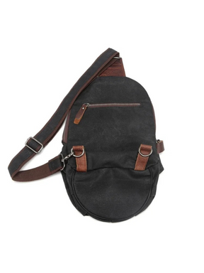 Indy | Casual Crossbody Tas van Gewaxt Canvas