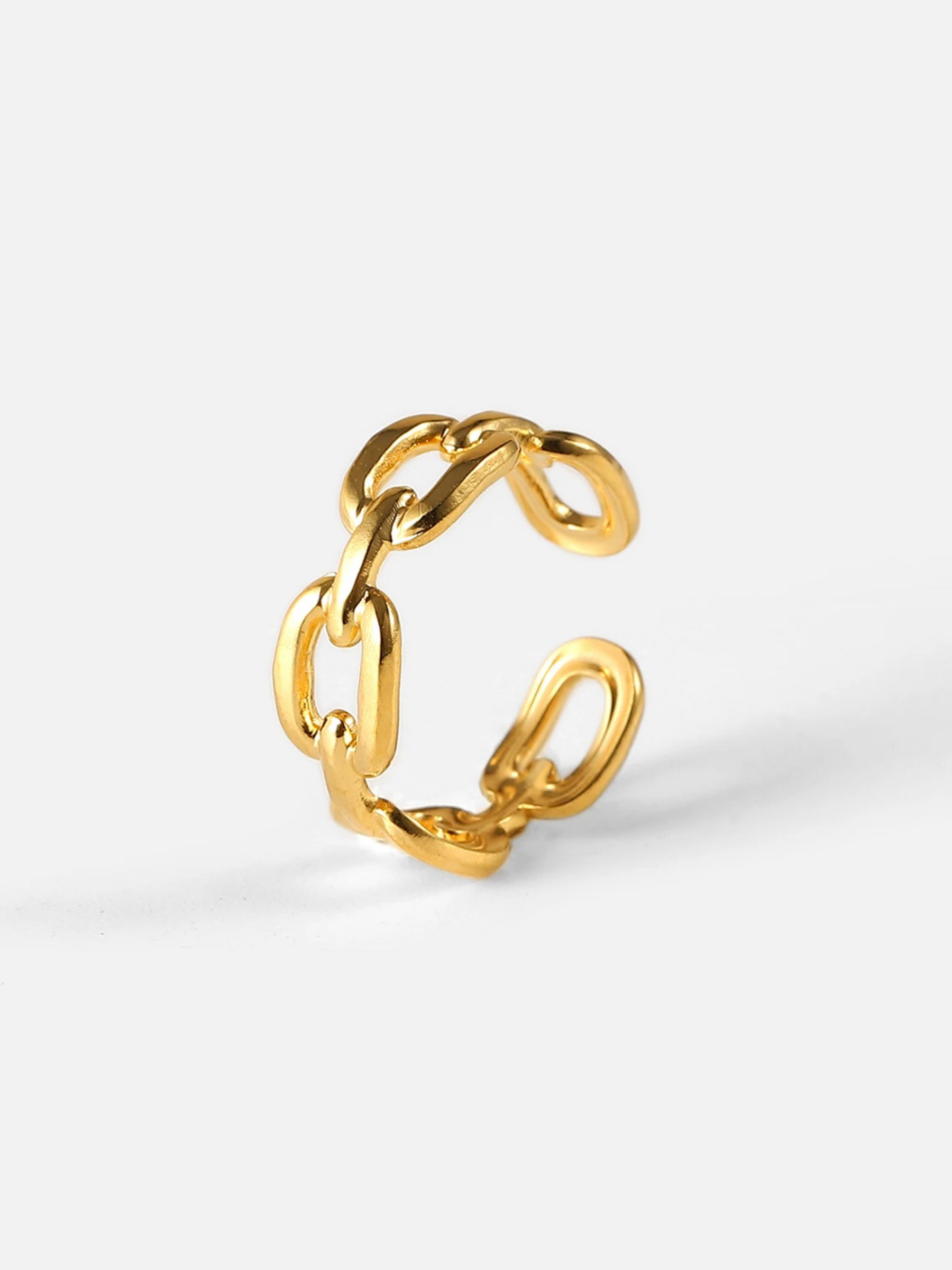 Jade | 18K Elegante Linkchain Ring