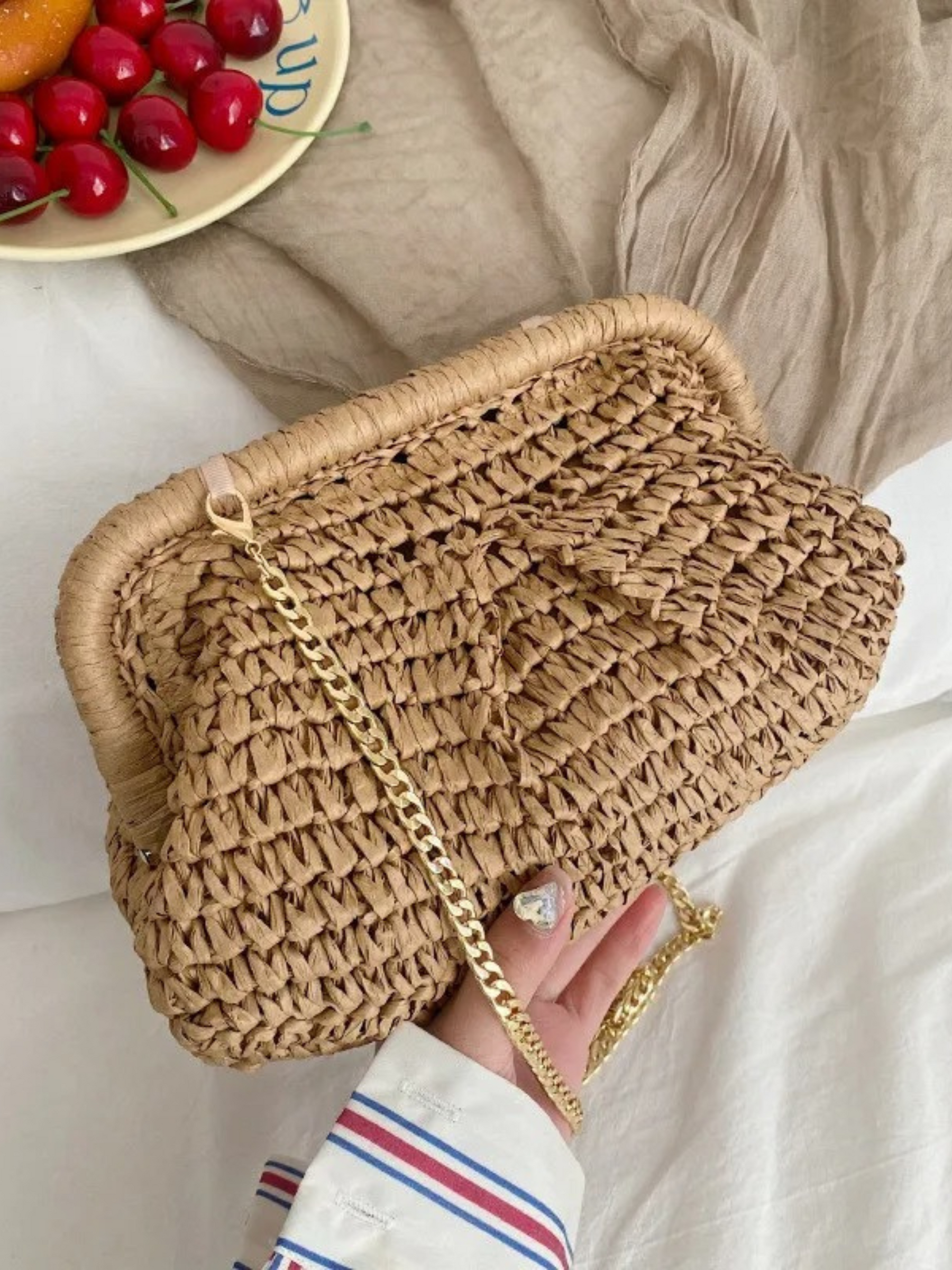 Coco | Stijlvolle Gevlochten Clutch