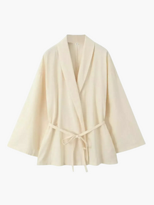 Josie | Luxe Losse Vetersluiting Kimono Jas voor Dames