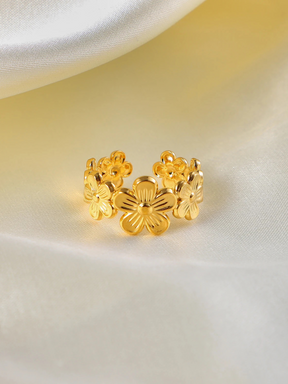 Liana | 18K Elegante Bloemenring