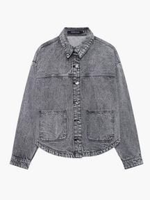 Yara | Stijlvol Denim Jack met Zakdetails