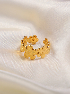 Liana | 18K Elegante Bloemenring