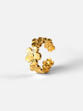 Liana | 18K Elegante Bloemenring