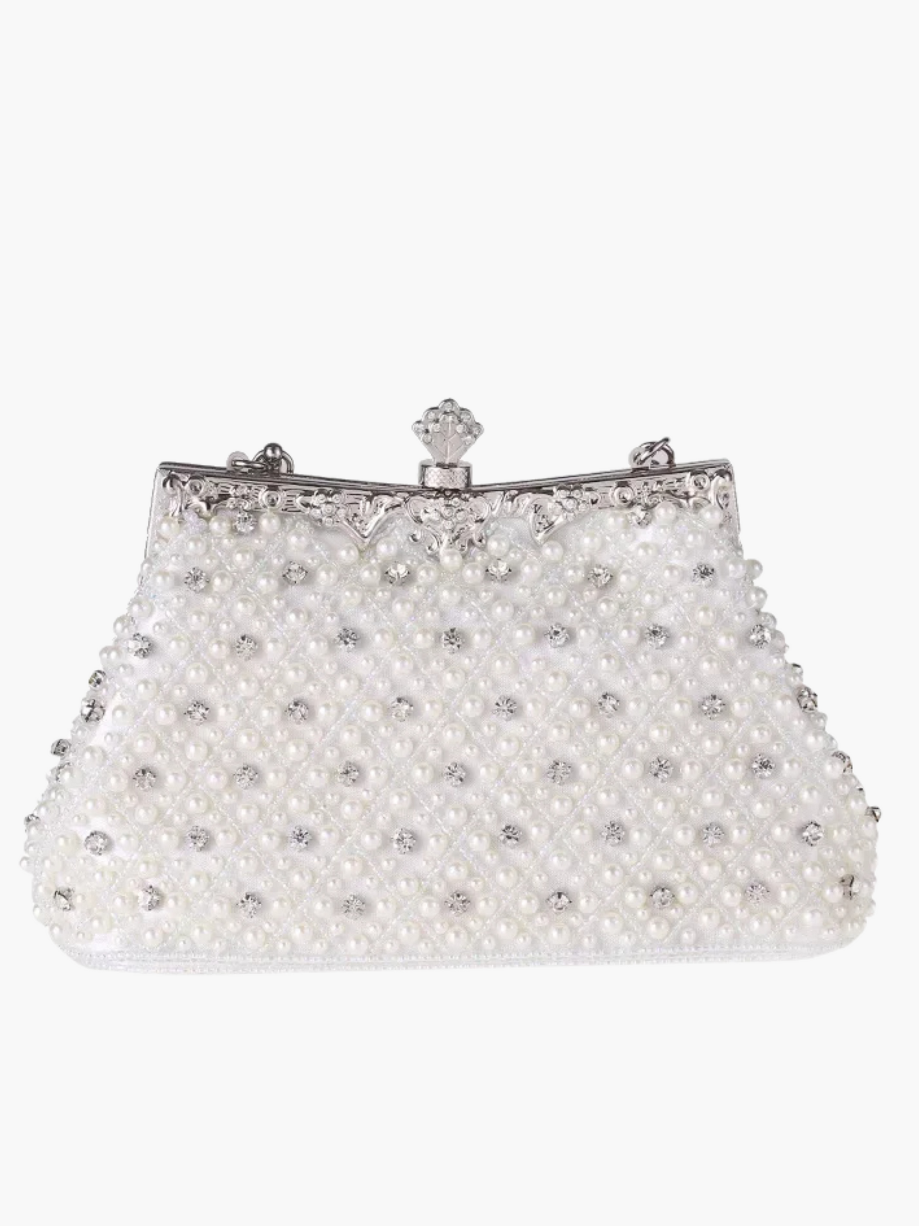 Maris | Vintage Clutch Tas met Elegant Parelontwerp