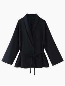 Josie | Luxe Losse Vetersluiting Kimono Jas voor Dames