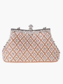 Maris | Vintage Clutch Tas met Elegant Parelontwerp