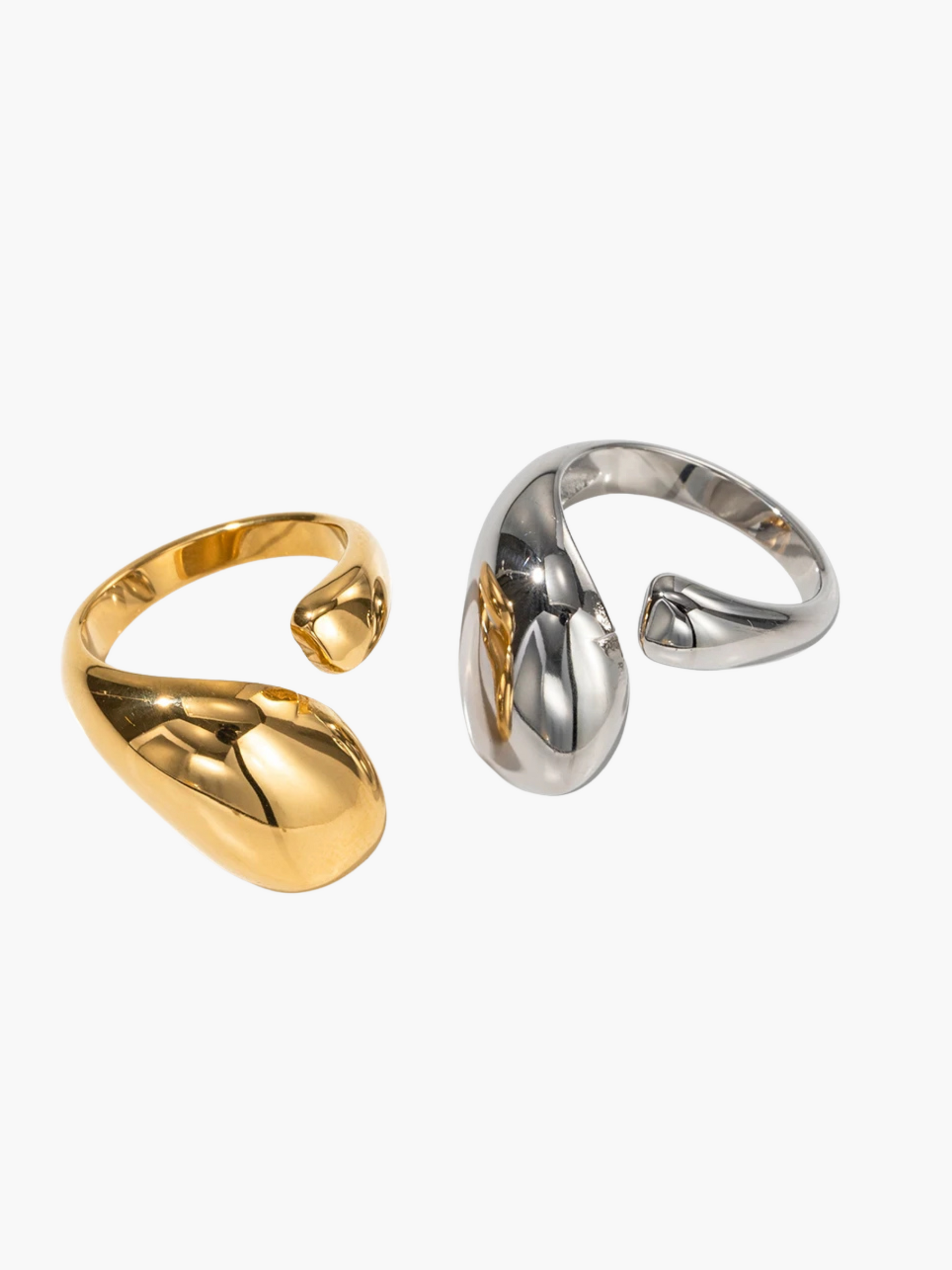 Melisa | Trendy Waterdruppel Statement Ring