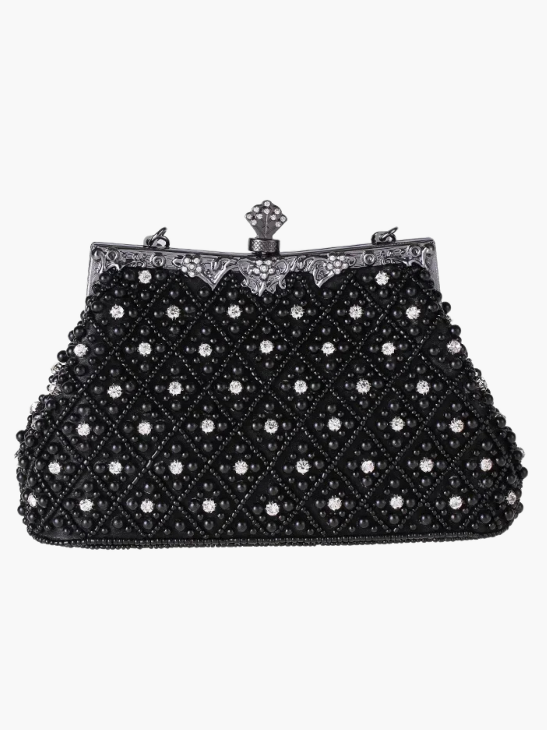 Maris | Vintage Clutch Tas met Elegant Parelontwerp