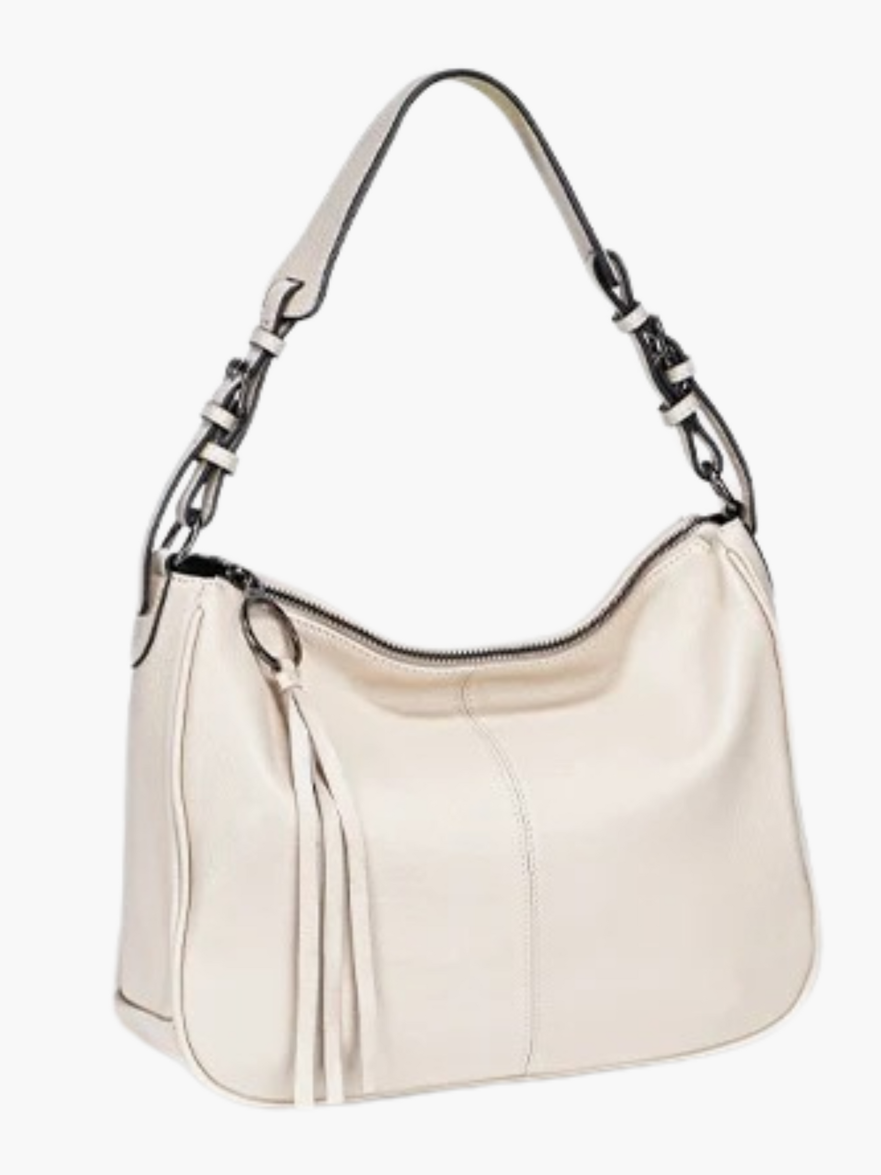 Mariah | Luxe Leren Hobo Tas van Zacht Leer