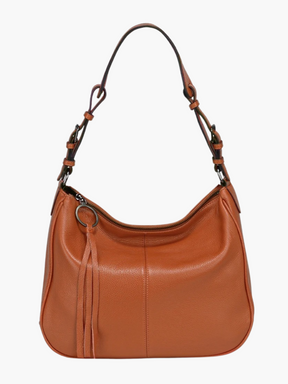 Mariah | Luxe Leren Hobo Tas van Zacht Leer