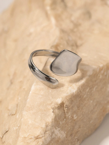 Mary | 18K Elegante Brede Concave Ring