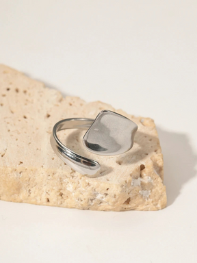 Mary | 18K Elegante Brede Concave Ring