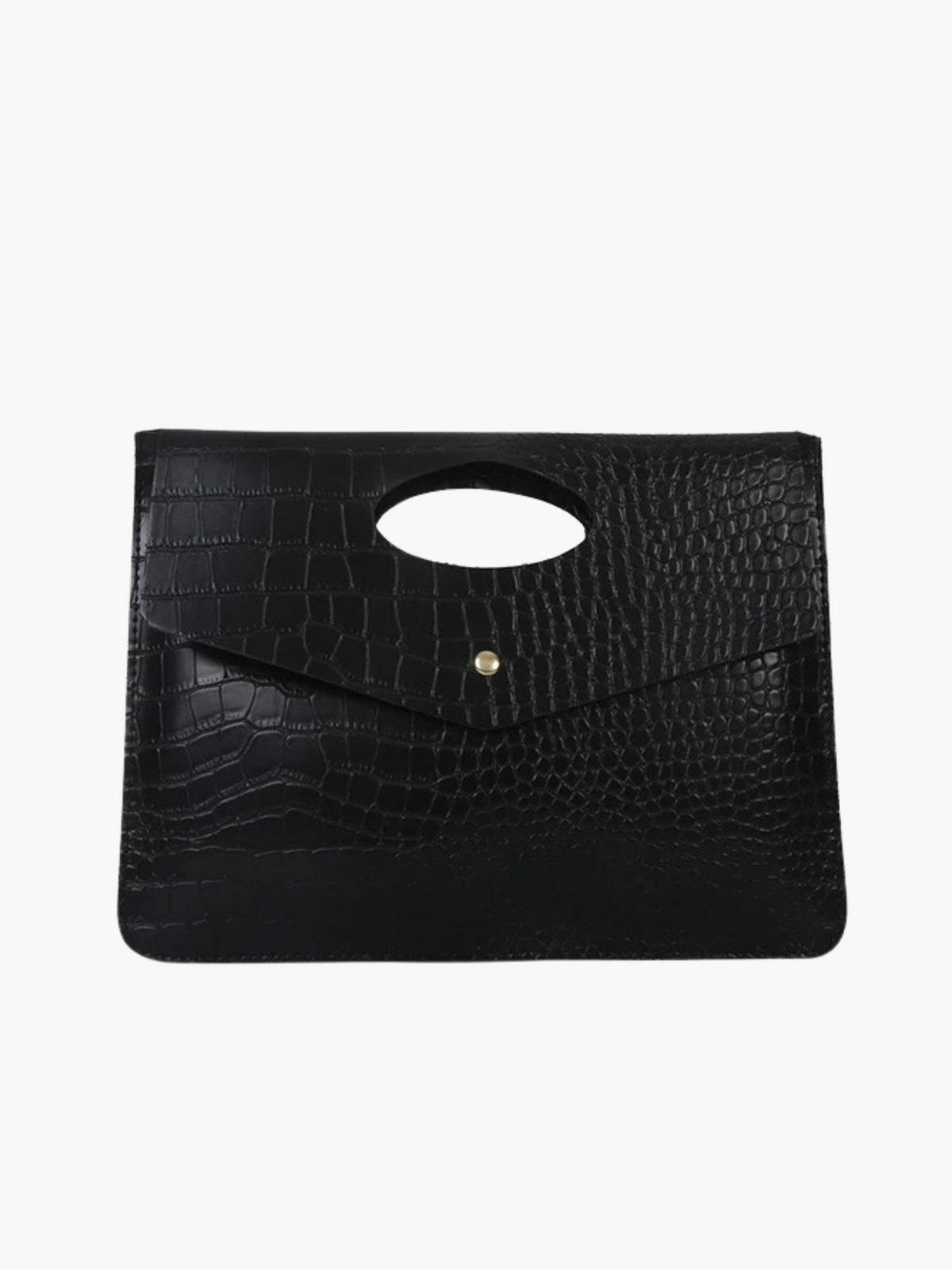 Rhea | Luxe Envelop Clutch met Krokodillenpatroon