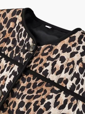 Paisley | Elegante Leopardprint Jas voor Vrouwen