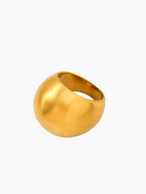 Yente | 18K Vintage Mat Chunky Ring