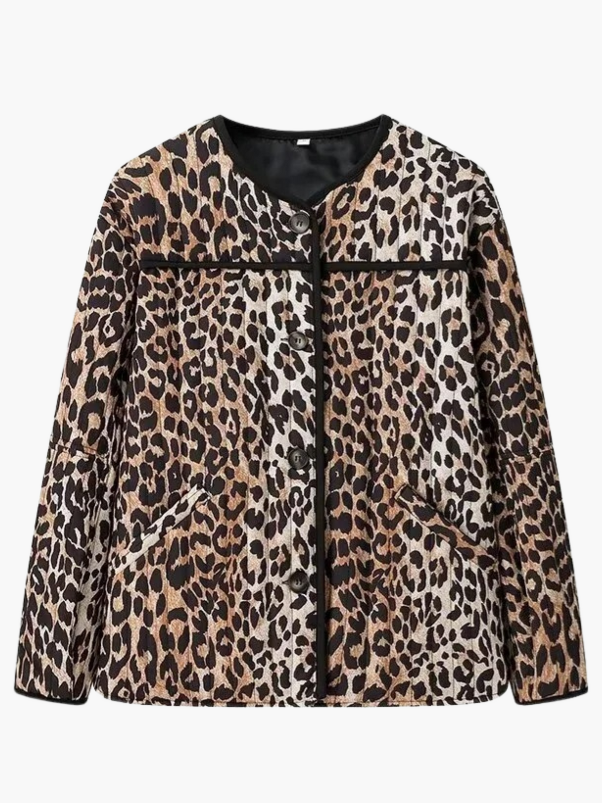 Paisley | Elegante Leopardprint Jas voor Vrouwen