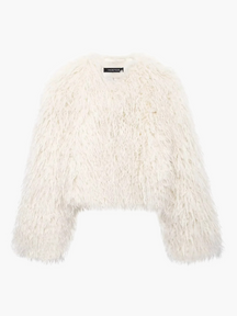 Esme | Stijlvolle Warme Faux Fur Korte Jas voor Dames