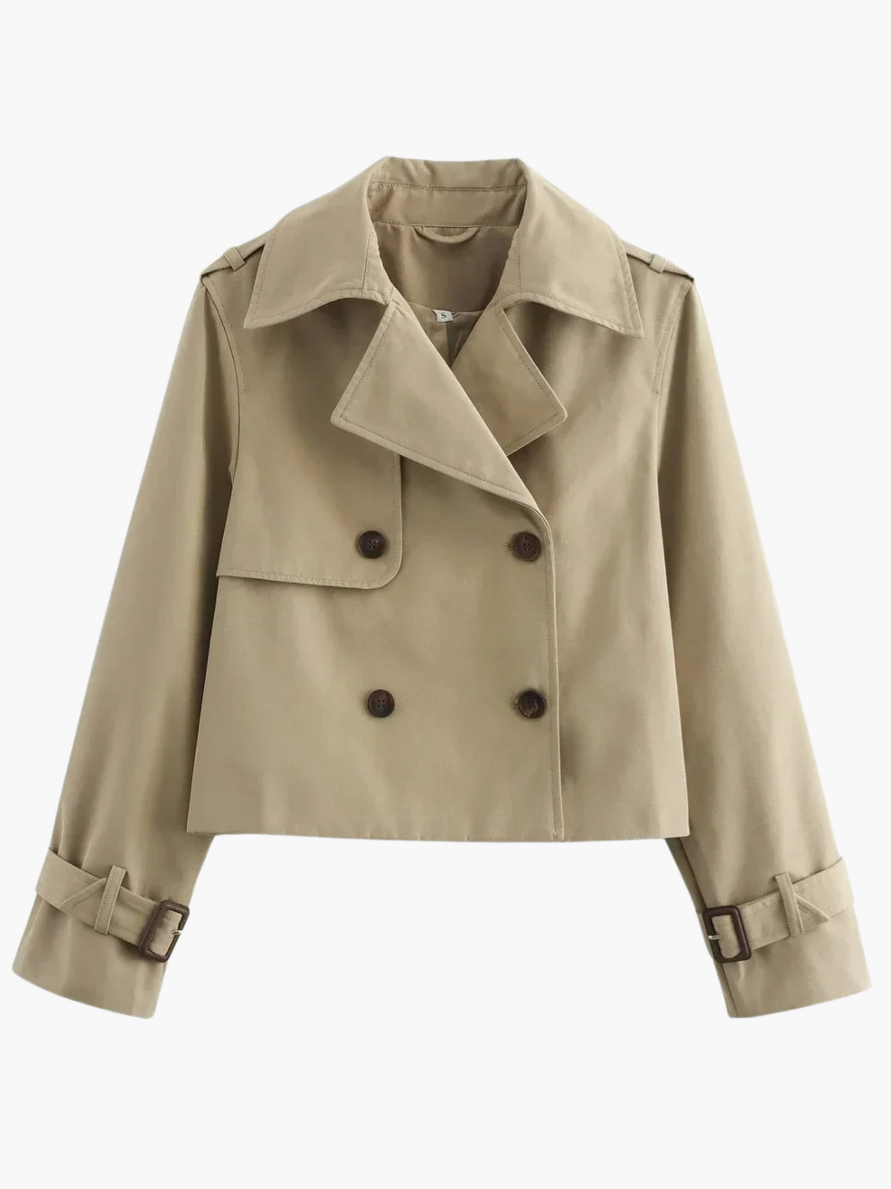 Gretchen | Elegante Dubbelrijige Trenchcoat voor Dames