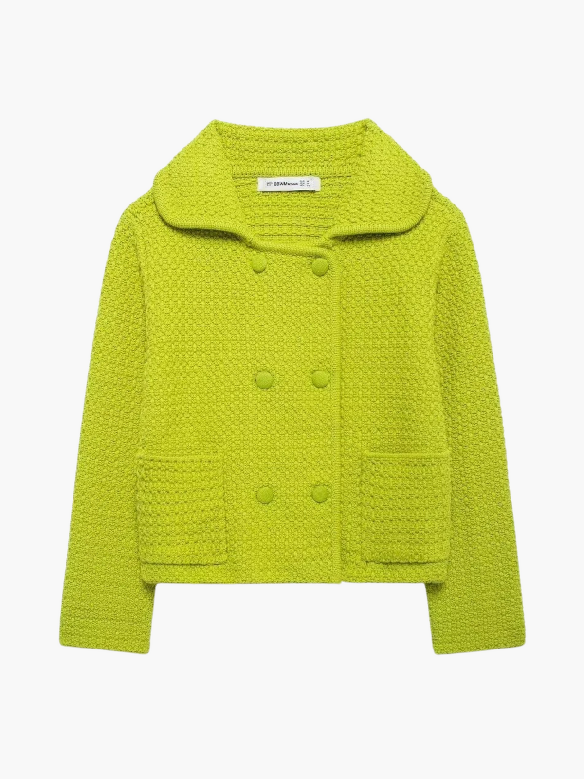 Fenna | Modieuze Gebreide Cardigan met Dubbele Rij Knopen