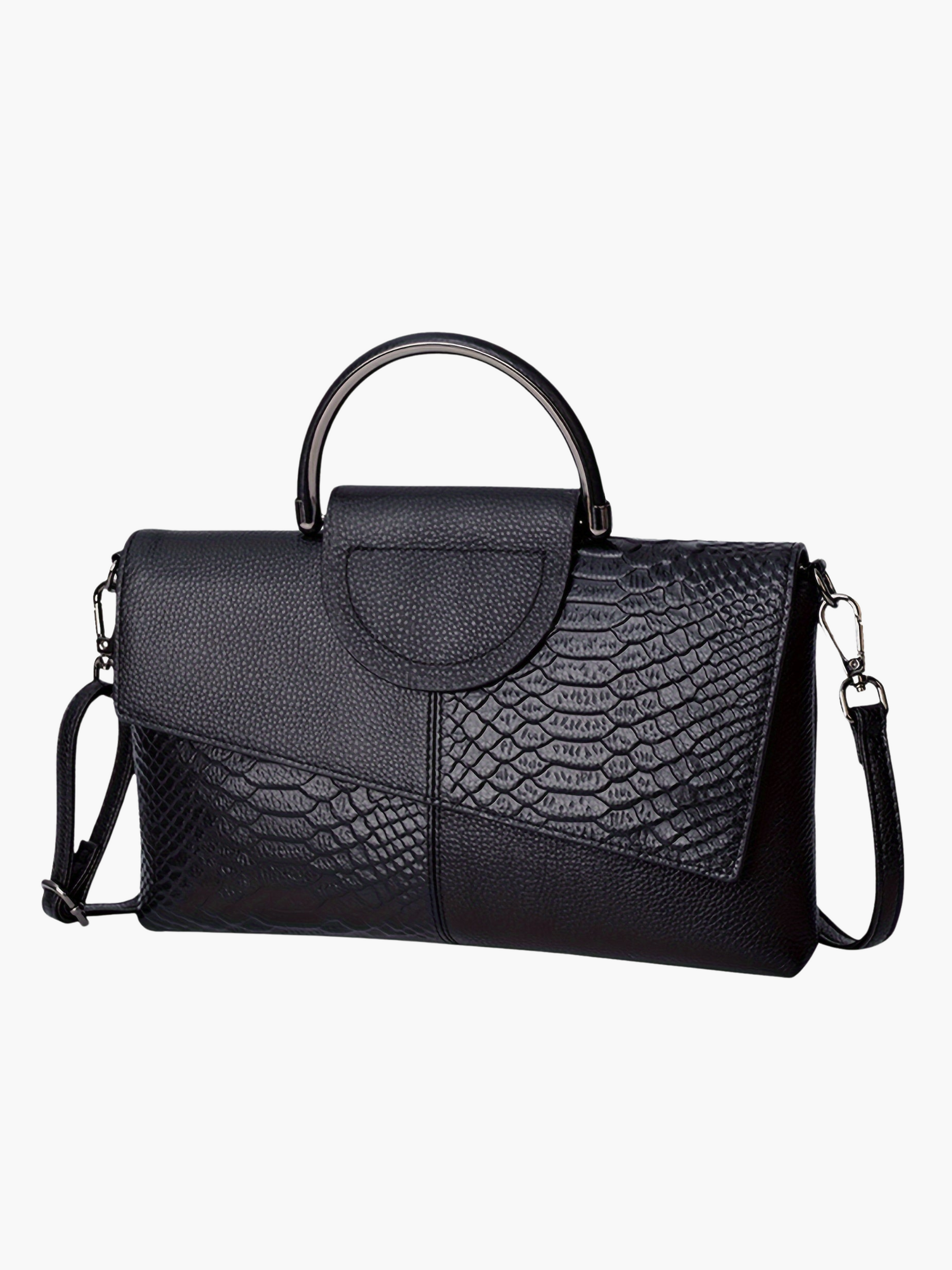 Mira | Elegante Crossbody Tas in Luxe Krokodillenpatroon