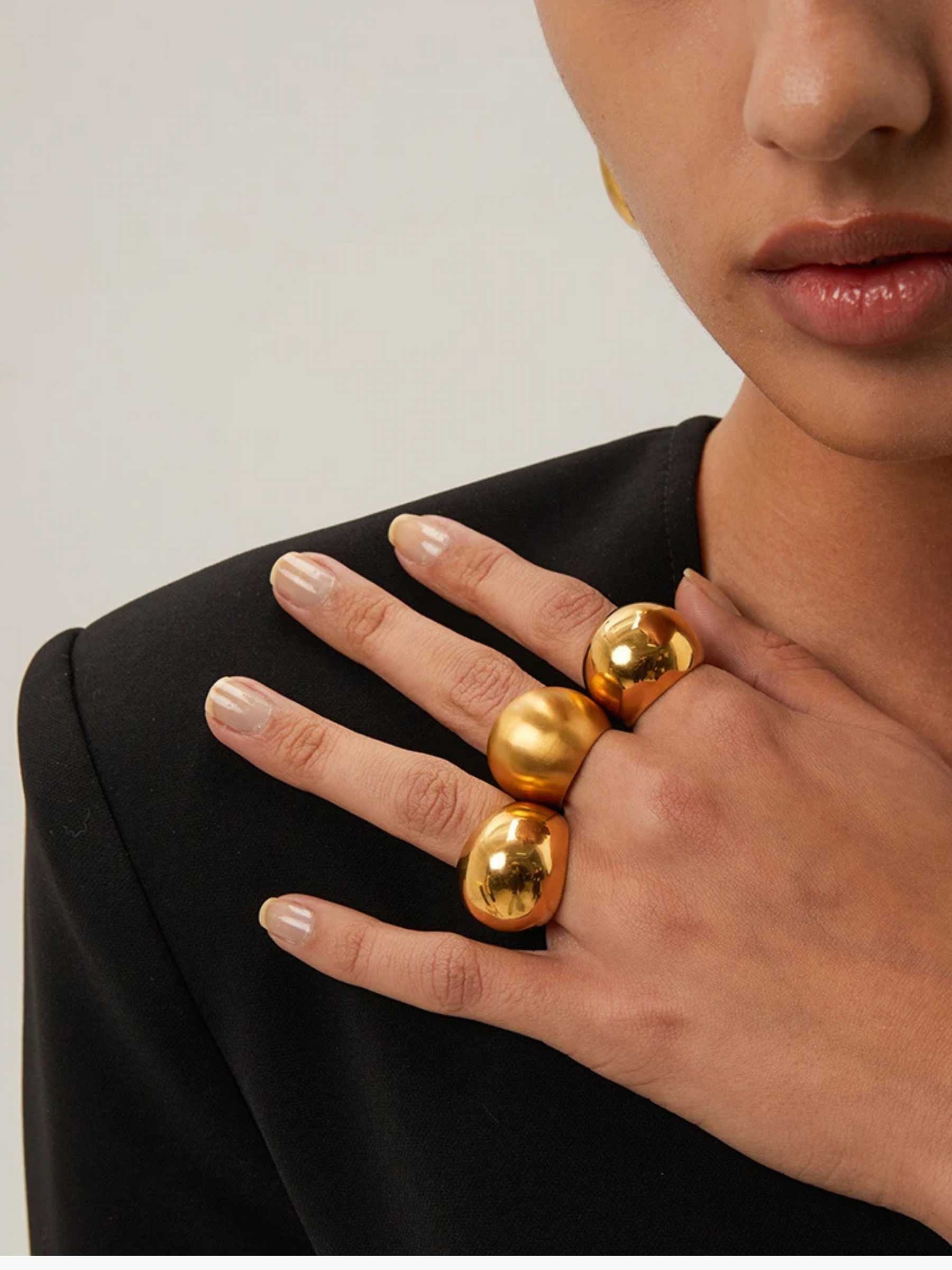 Carrie | Vintage Chunky Bal Ring