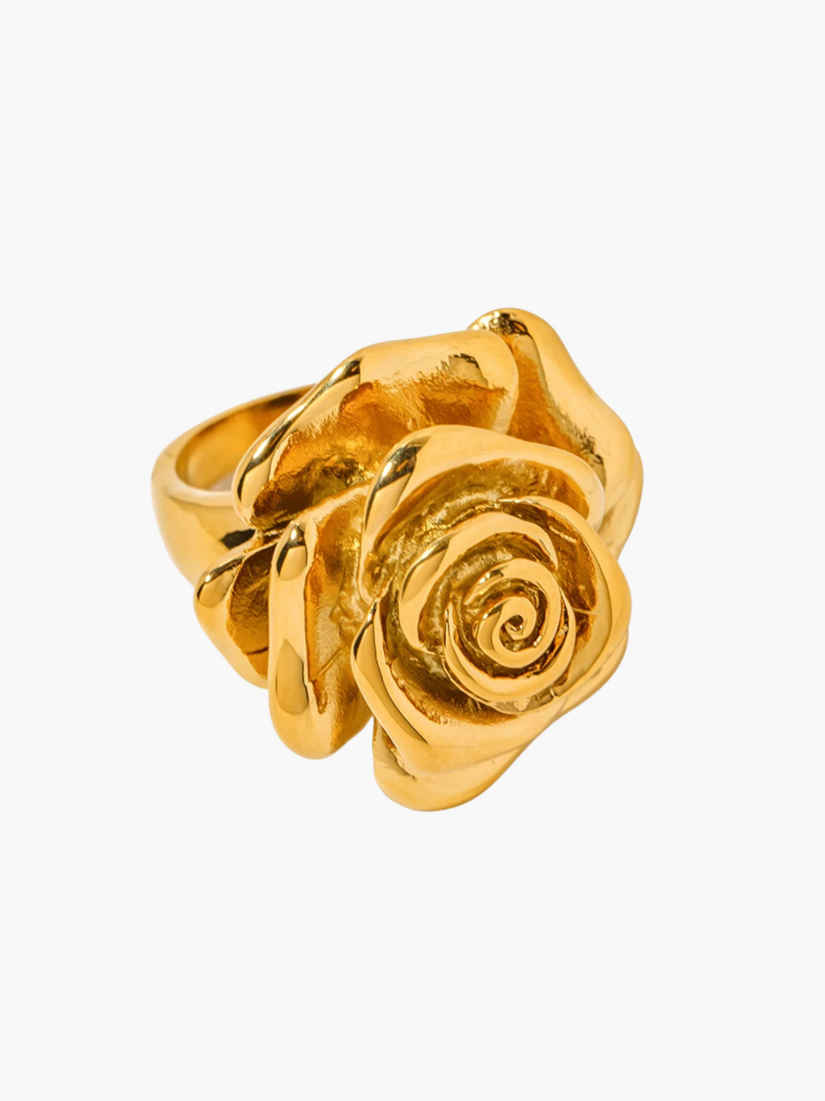 Julia | 18K Elegante Rozenbloem Ring