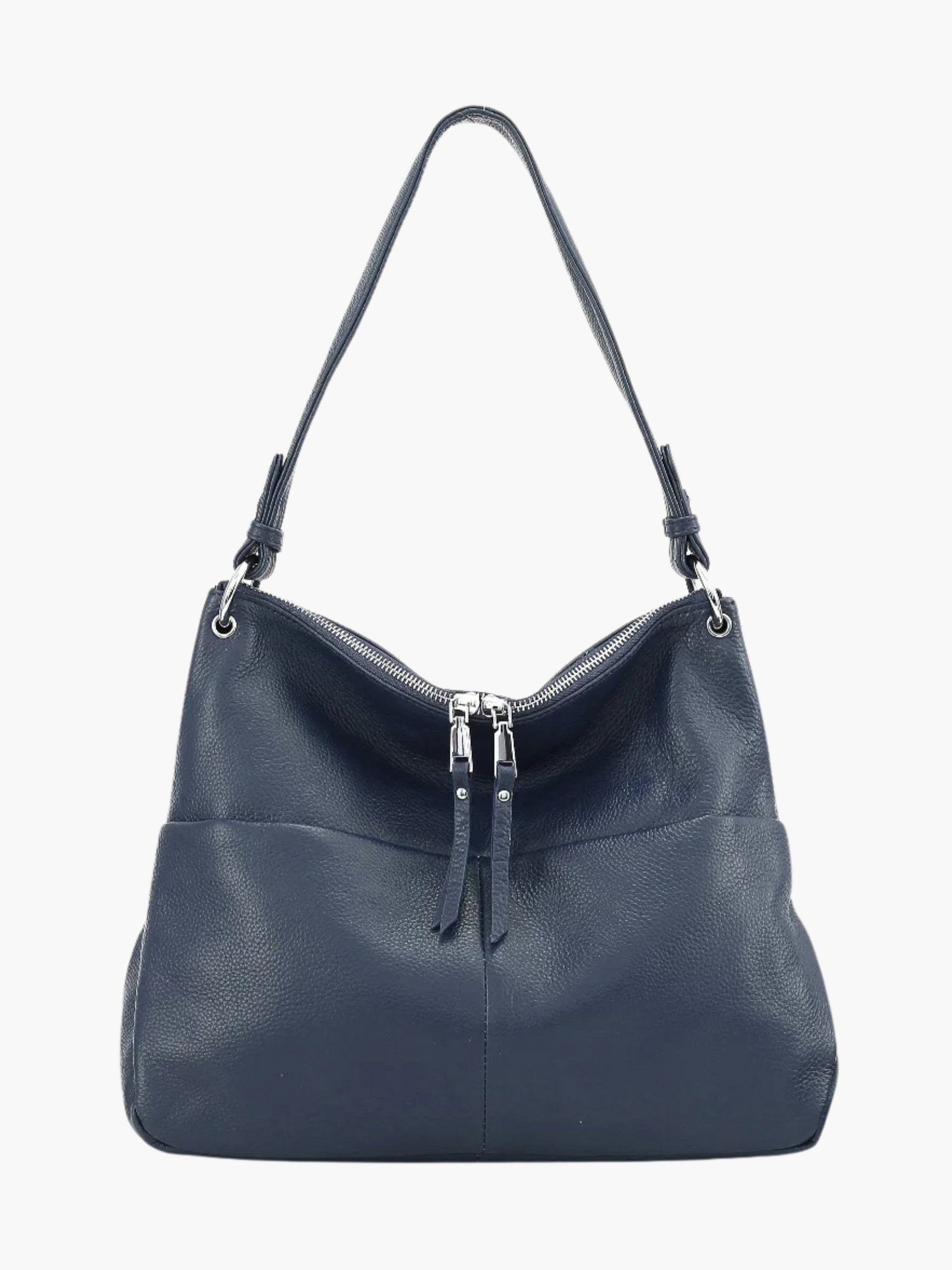 Brynn | Luxe Koeienleren Hobo Handtas met Grote Capaciteit