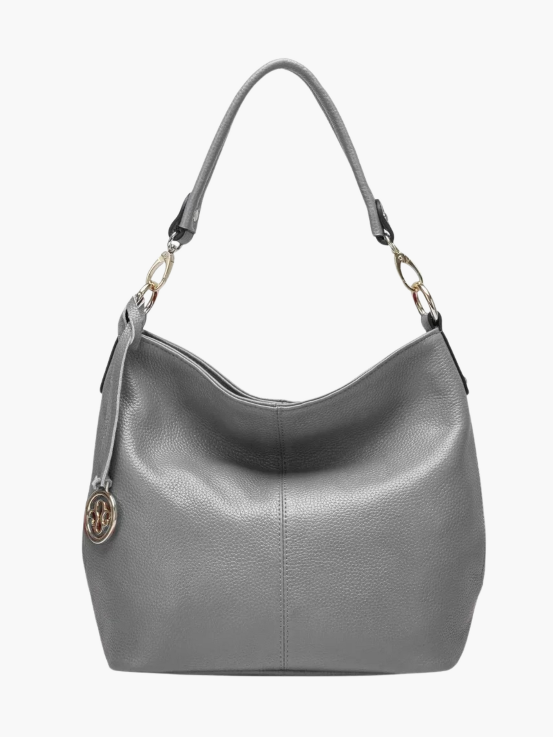 Maxine | Luxe Dames Hobo Schoudertas van Echt Leer