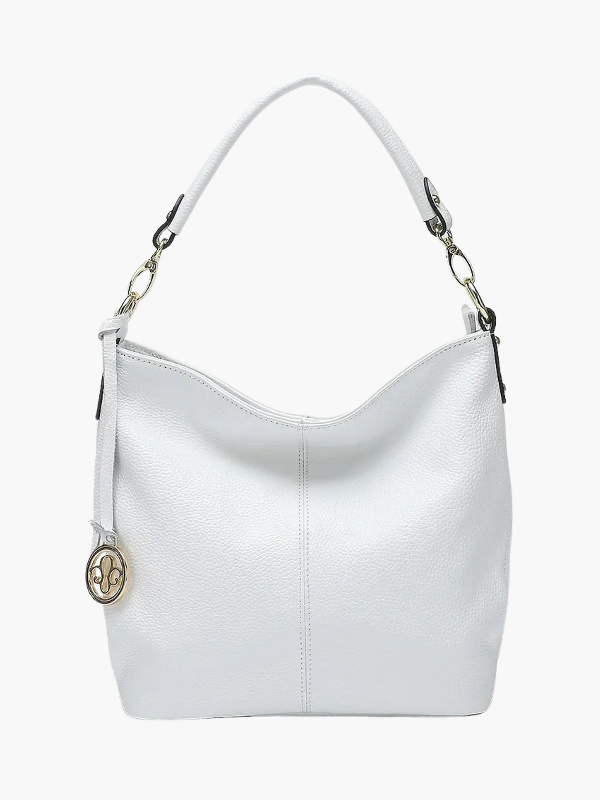 Maxine | Luxe Dames Hobo Schoudertas van Echt Leer