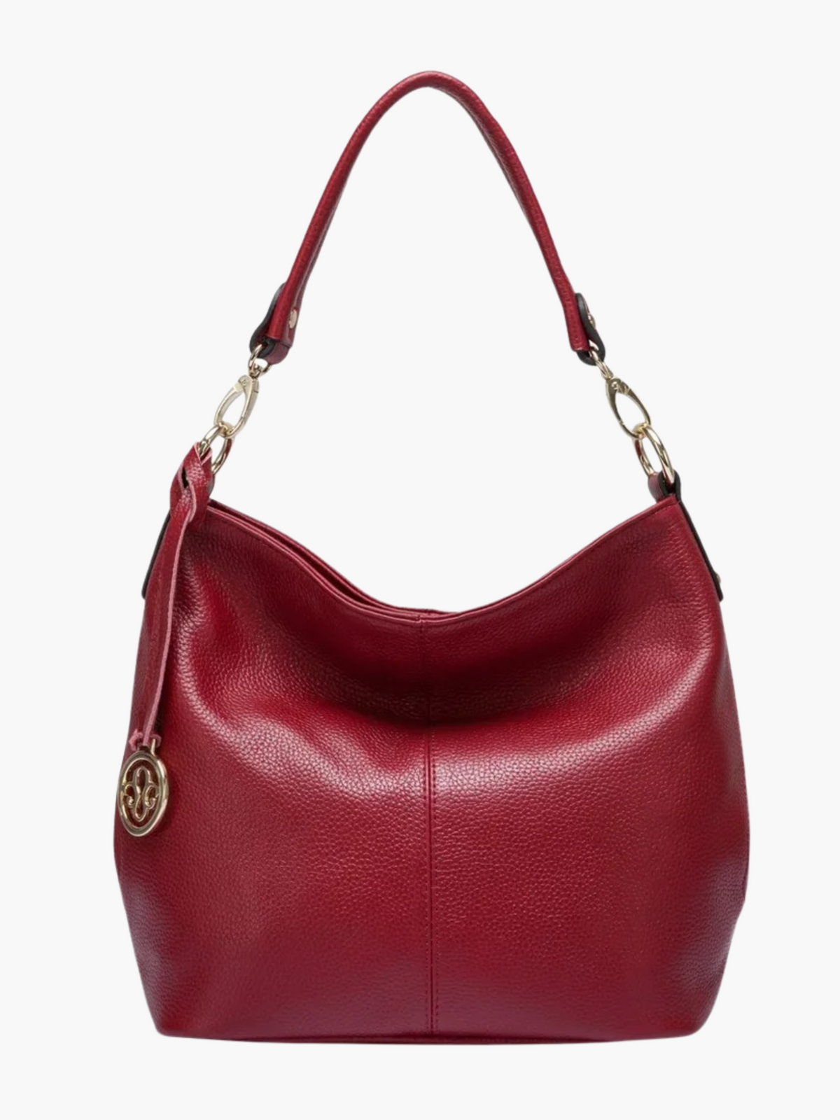 Maxine | Luxe Dames Hobo Schoudertas van Echt Leer