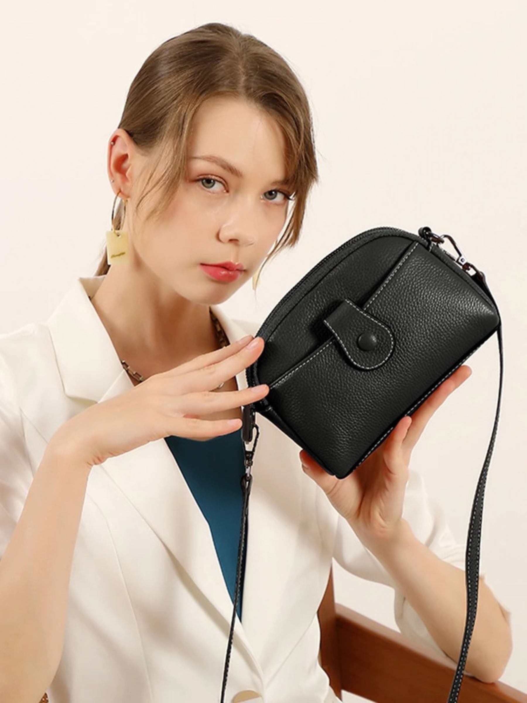 Joyce |  Elegante Mini Crossbody Tas van Echte Leer