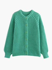 Lieve | Chique Gebreide Cardigan voor Dames met Enkelrijig Ontwerp