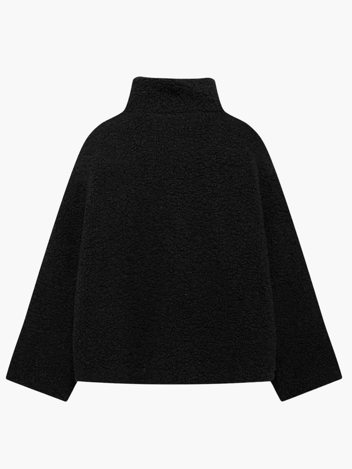 Sariel | Stijlvolle Turtleneck Warme Fleece Jas met Dubbele Ritszakken