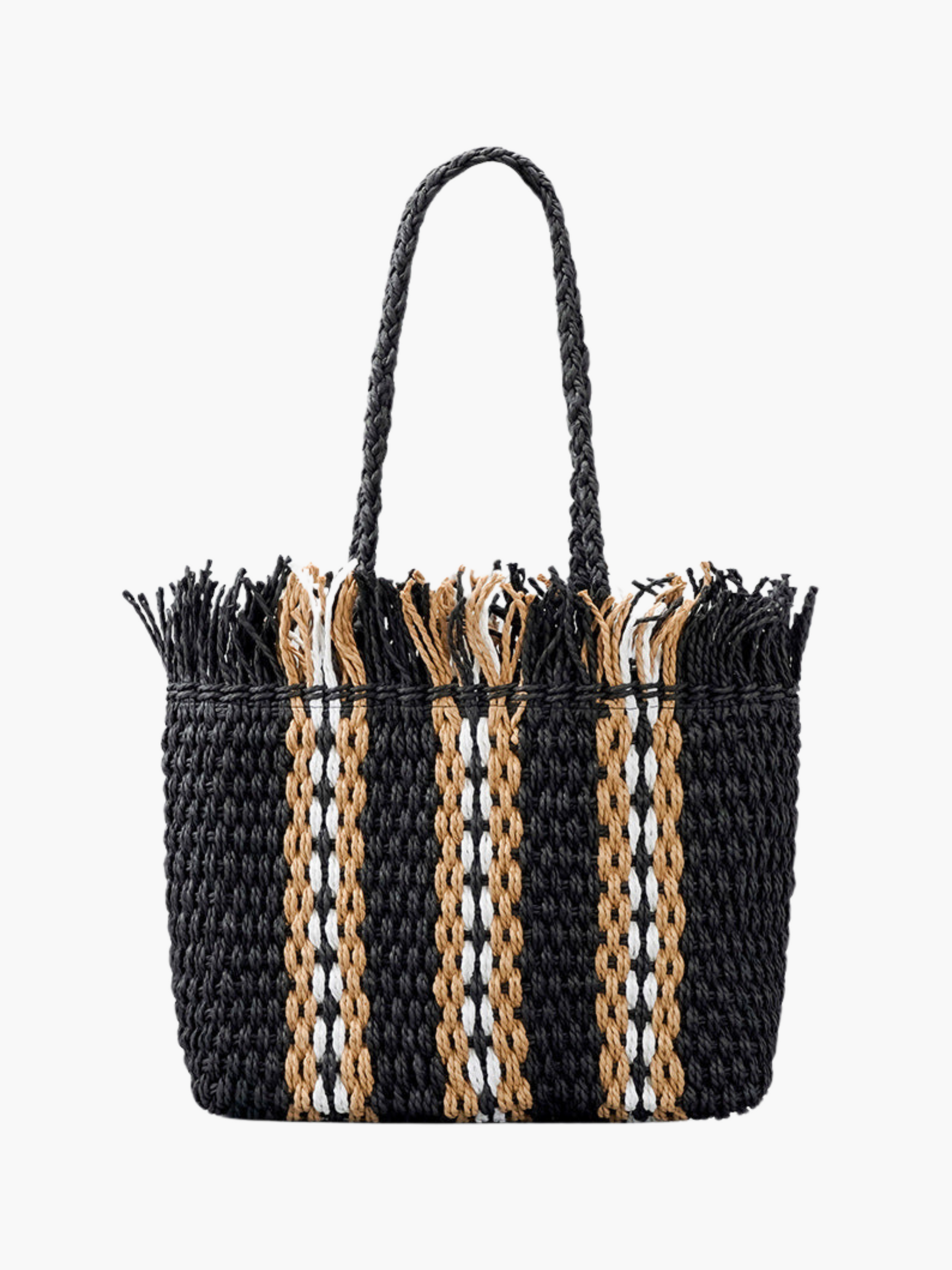 Amelia | Trendy Handgeweven Strandtas