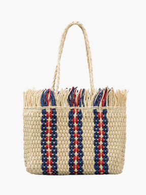 Amelia | Trendy Handgeweven Strandtas